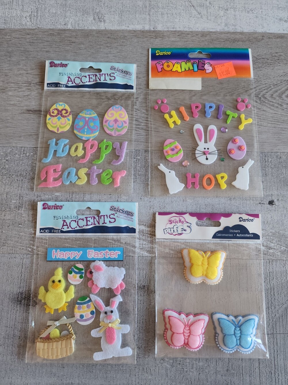 NEW 3D EASTER Spring Scrapbook Stickers Embellishments Retired Darice NEW #40